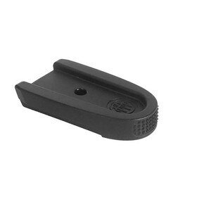 Flat polymer floorplate for 6 round Beretta APX Carry magazines, black.